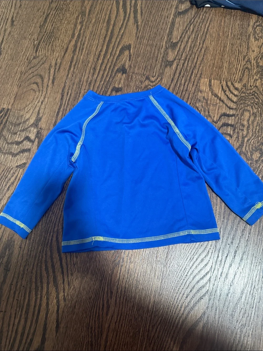 Children's Long-Sleeve Rashguard Swim Top — Blue